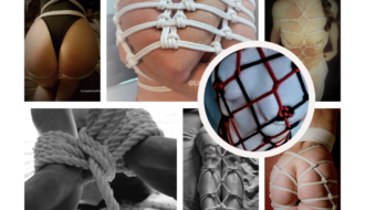 rope play collage of images